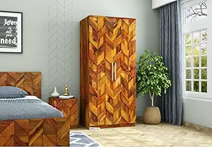 URBAN WOOD FURNITURE Wardrobe, Freestanding, Wooden (Hunny)