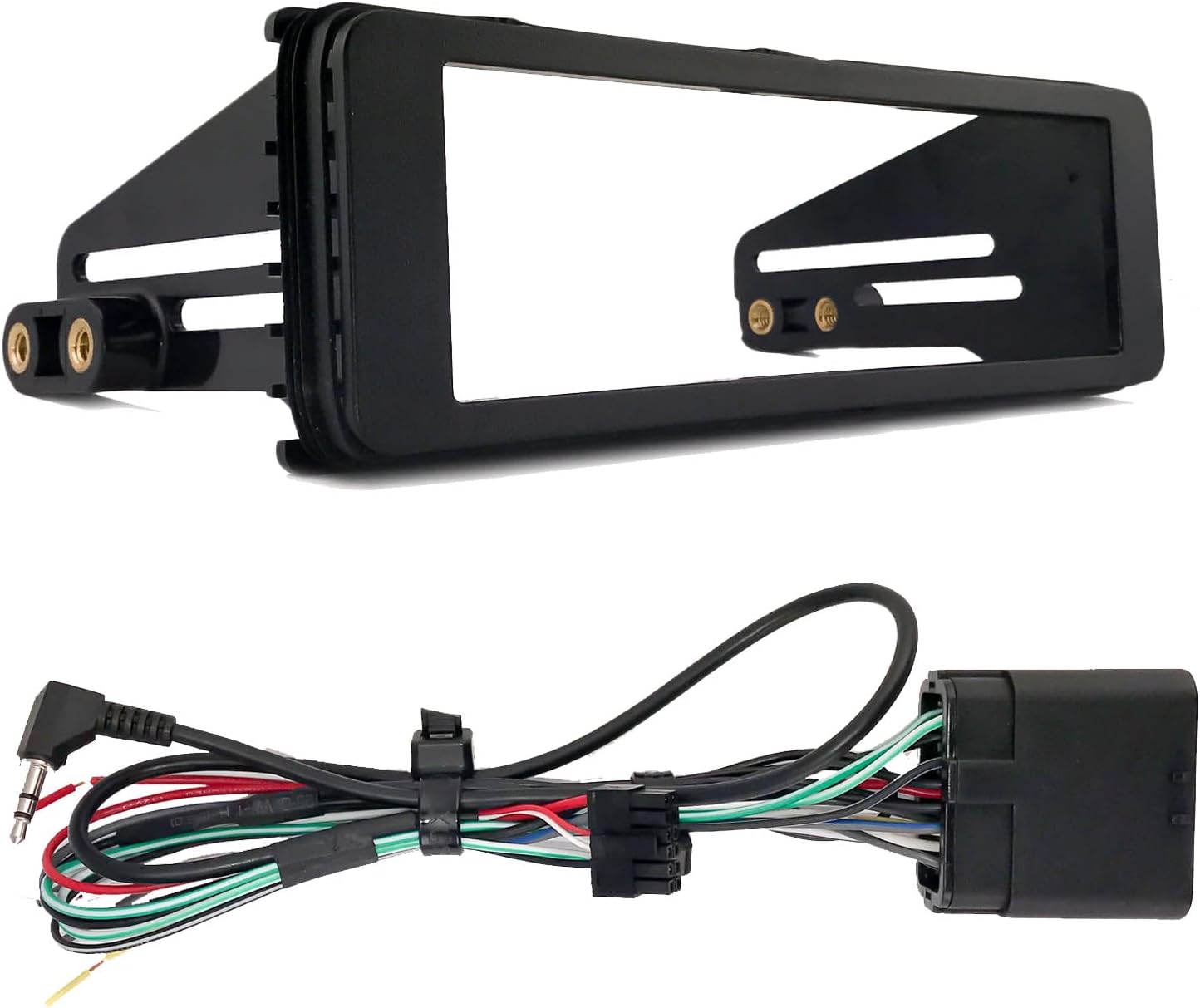 Enrock Single-DIN Stereo Installation Kit Fits 1998-2013 HD Motorcycles Models, HD Touring