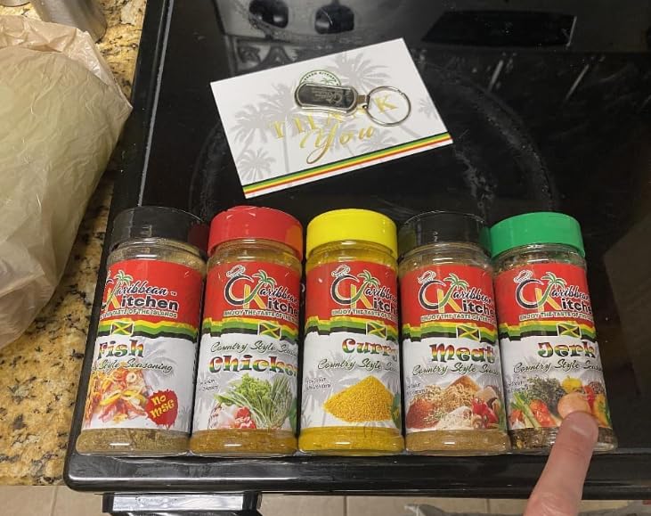 Miniatura 5 de Caribkfoods - Condimento suave (4.5 onzas) 100% auténtico condimento jamaicano bajo en sodio - KOSHER