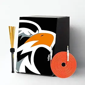 Cajon Elétrico Preto Com Vassourinha C82 Voik By FSA Strike (AG STK)