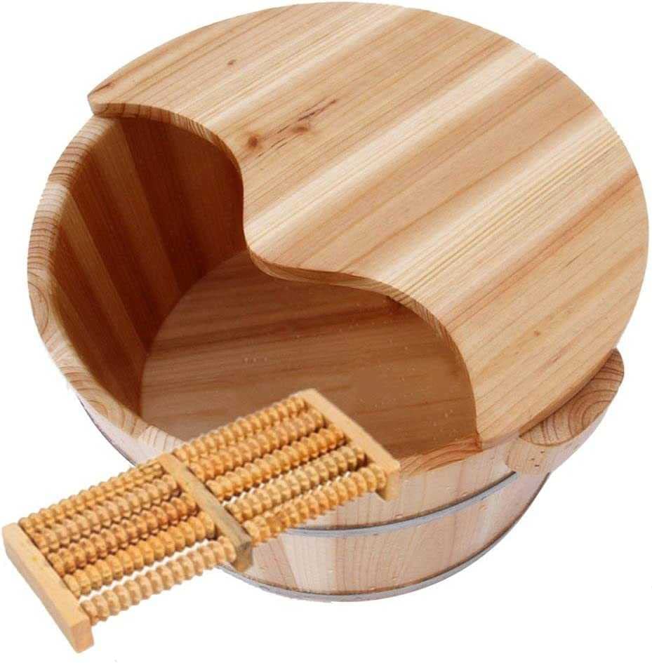 Bañera de madera para pies - Relajante y cómoda