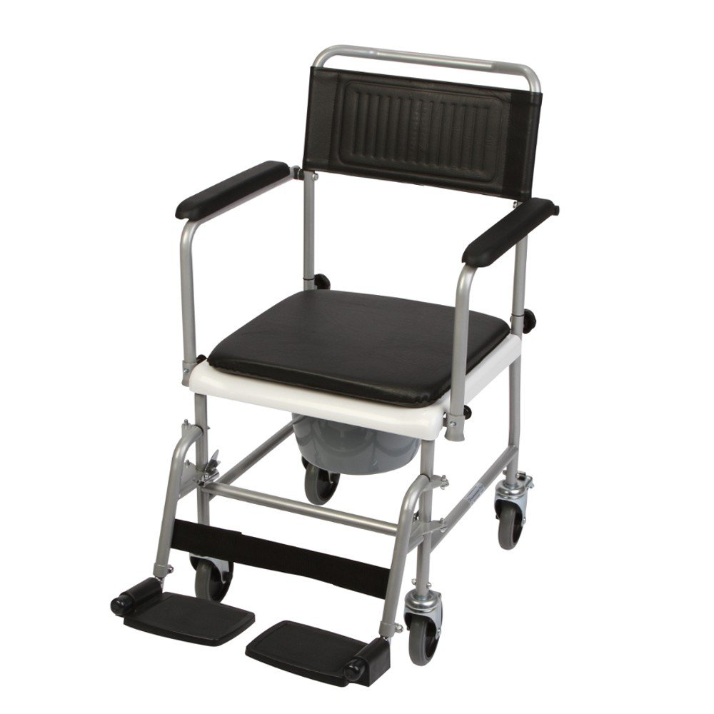 Chaise percée mobile en acier par pulvérisation pour la chambre et salle de bain