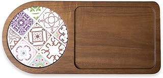 Wooden Tray, Snacks Serving Board, Cake Board Tea and Biscuit, Board Cheese Board Snack Small Tray Wood Gift, Coffee Table Board, Board for Coffee Table