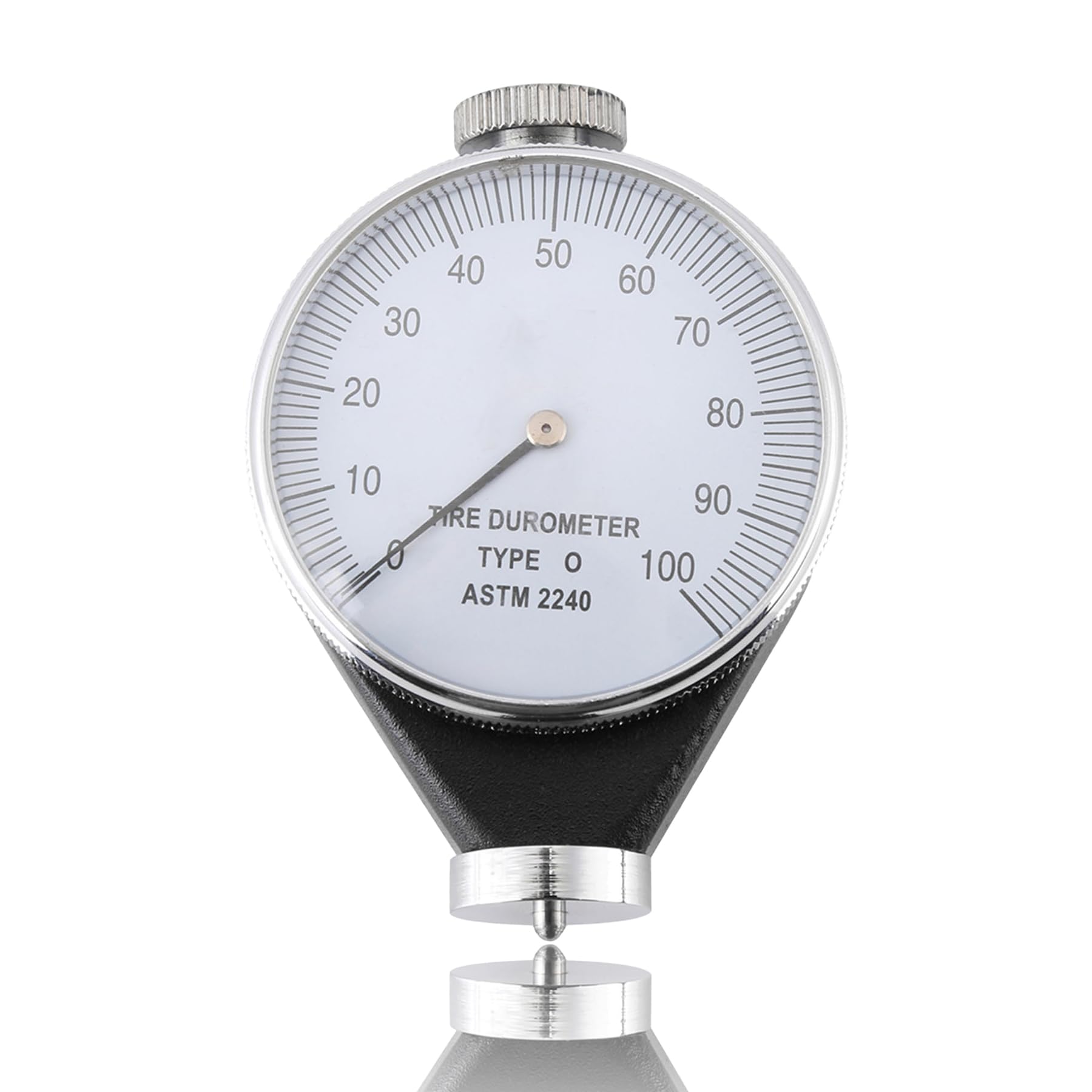 0~100 HA Shore Rubber Tire Durometer Hardness Tester Meter, Mechanical Meanings Durometer for Rubber Tire Plastic Thermal Plastic Flooring Bowling Ball(Type O)-image-44