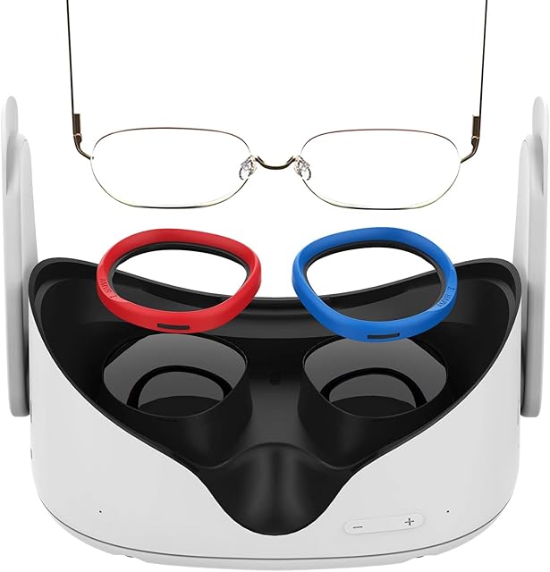AMVR Lens Scratch Pad Protecting Myopia Glasses from Scratching VR Headset Lens Compatible for Quest 2/Quest/Rift S/Go