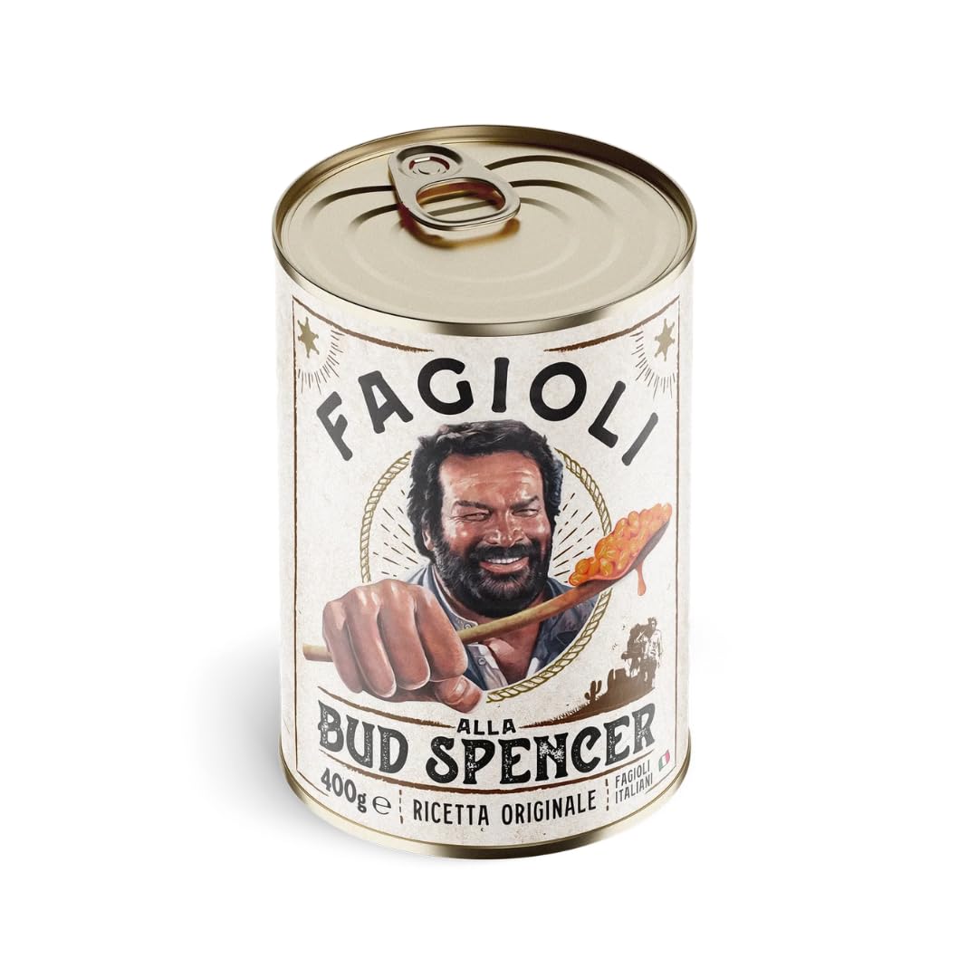 Fagioli alla Bud Spencer ricetta originale - 6 lattine da 400 g - PRODOTTO ORIGINALE BUD POWER
