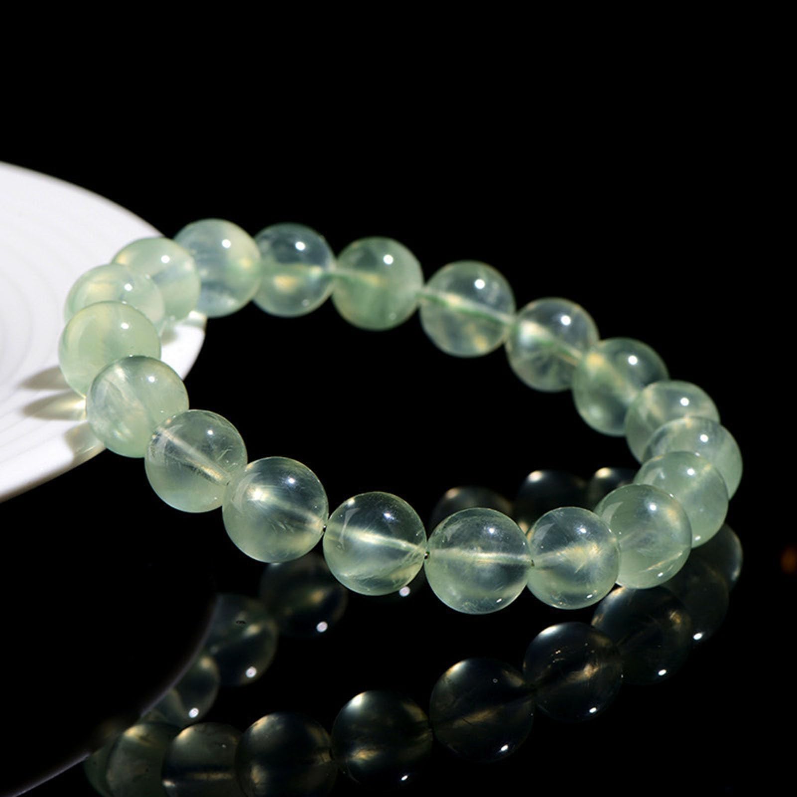 Ręcznie robiona bransoletka z koralików, elastyczna, na urodziny(7.5~8.5mm)
