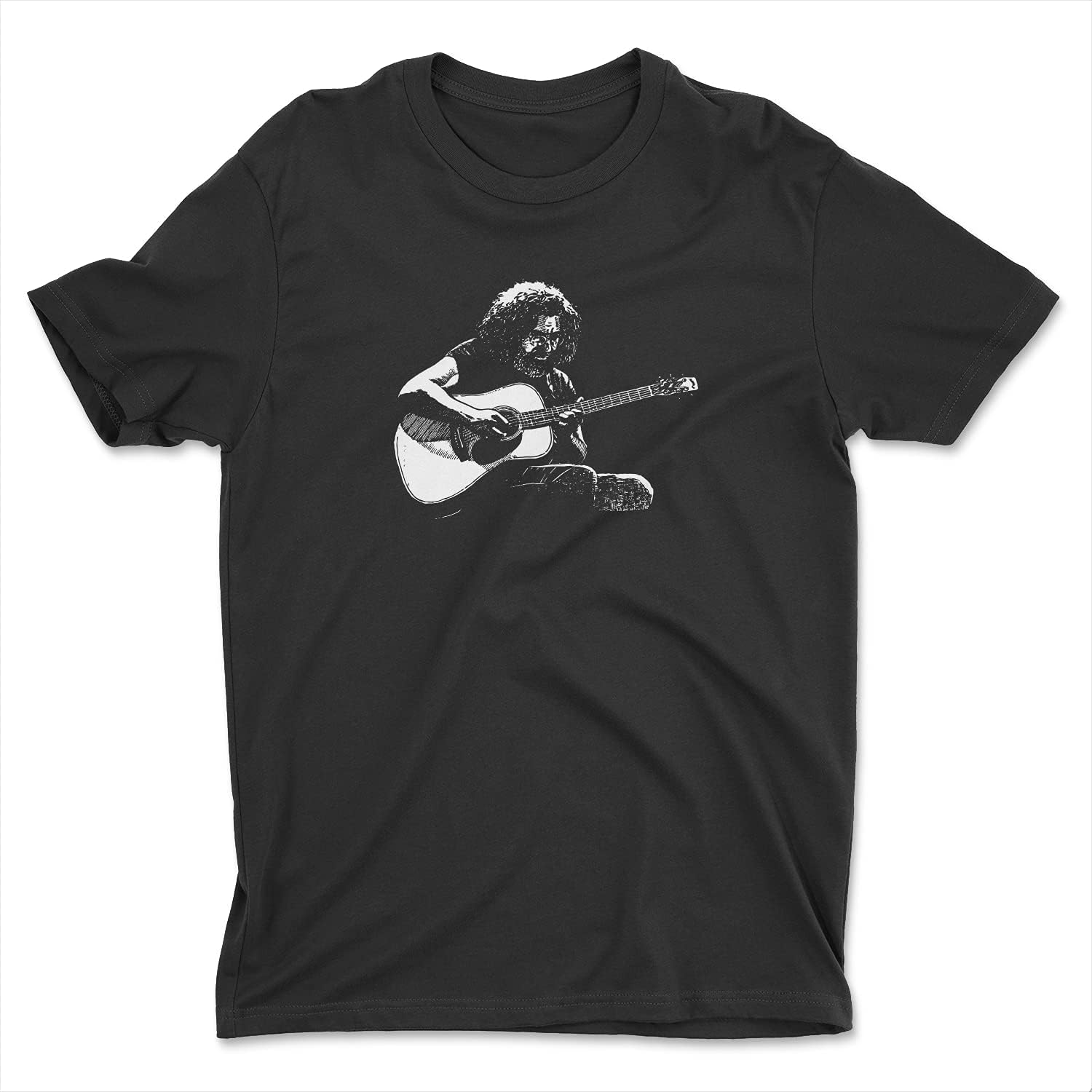 ZJ Designs Jerry Garcia Acoustic Tribute T-Shirt Grateful Shakedown Tee
