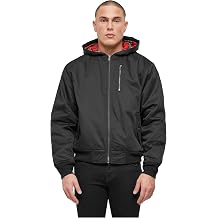 Brandit Men Winter Jacket Lord Canterbury Hooded, ColorBlack, SizeM