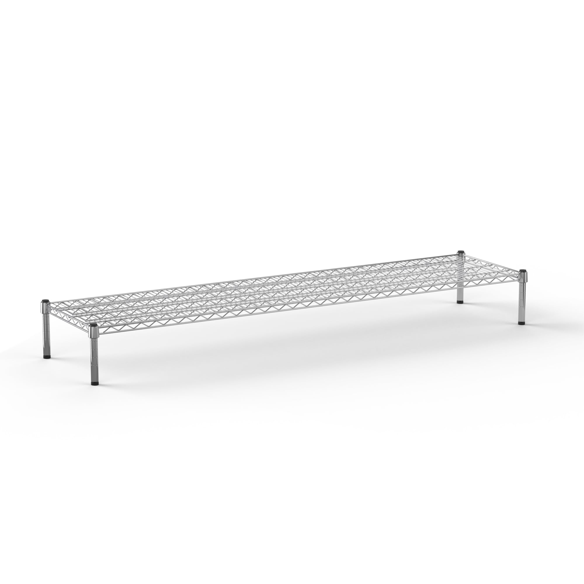 18" Deep x 72" Wide x 8" Height Wire Shelving Kit | 1-Tier | NSF Commercial Storage Rack Unit