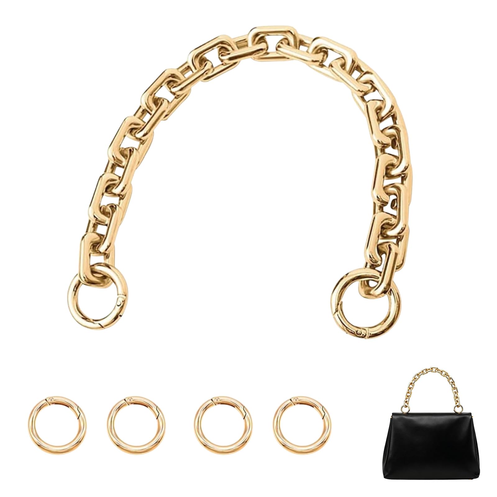 MUALIK Cintura Di Ricambio In Metallo Cintura In Acrilico