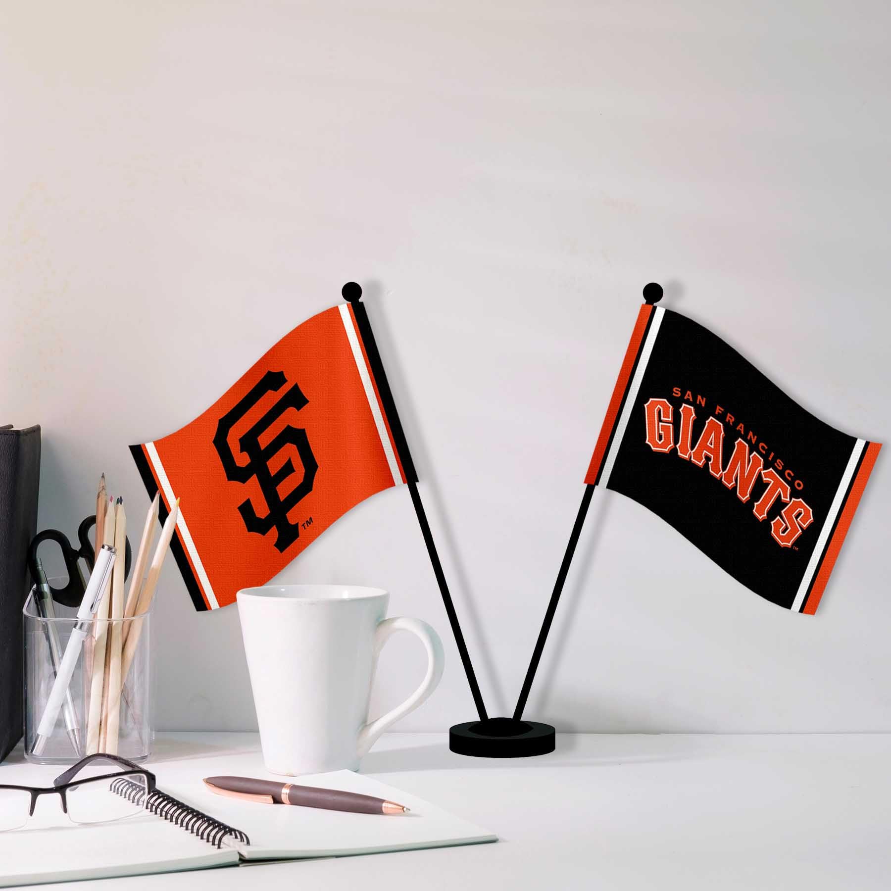 San Francisco Giants bandiera arancione e banner