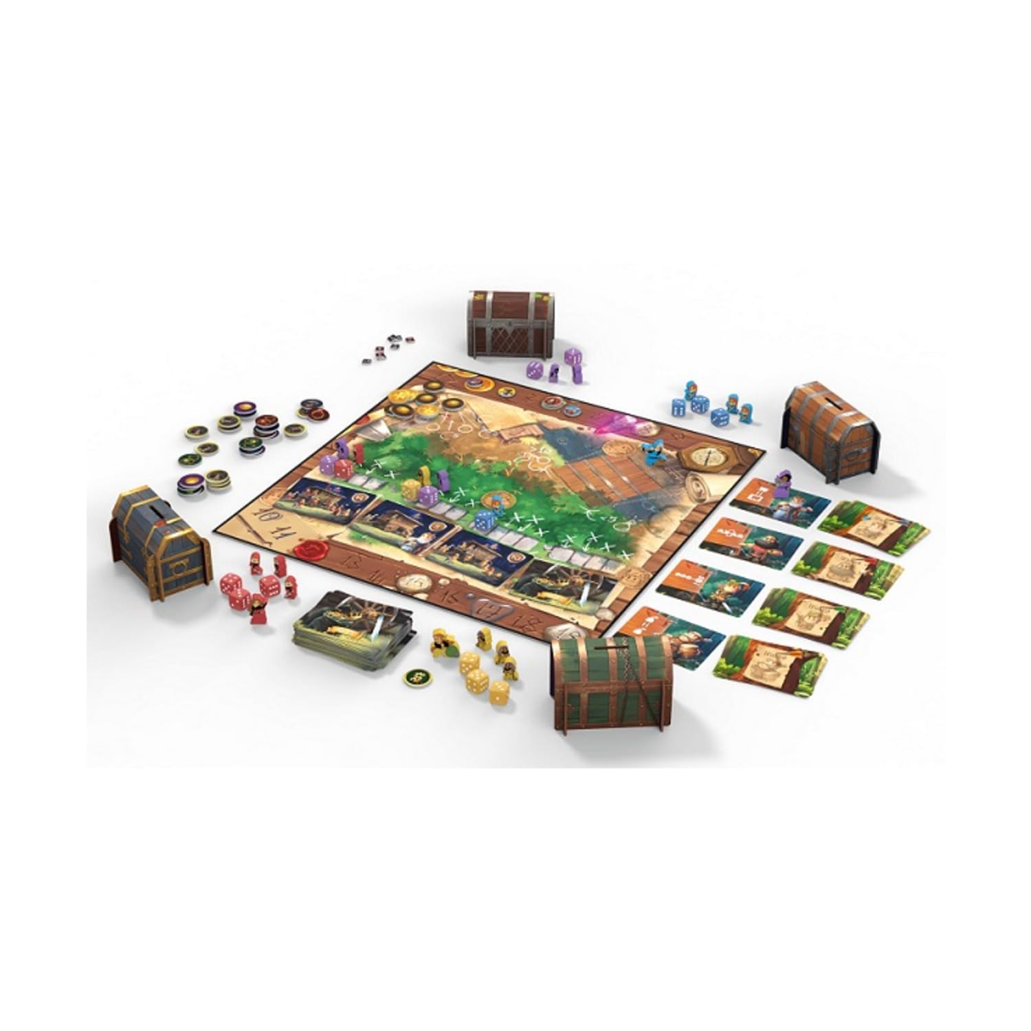 Ludus Magnus Studio - Sherwood Bandits - Gioco da Tavolo, 2-4 Giocatori, 14+ Anni, Edizione Multilingua con Italiano