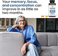 Vista 5 de NeuroQ Memoria y Enfoque - Mejora el Rendimiento Cognitivo y la Función Cerebral Saludable - Fórmula Neuroprotectora por Dr. Dale Bredesen - Gotu