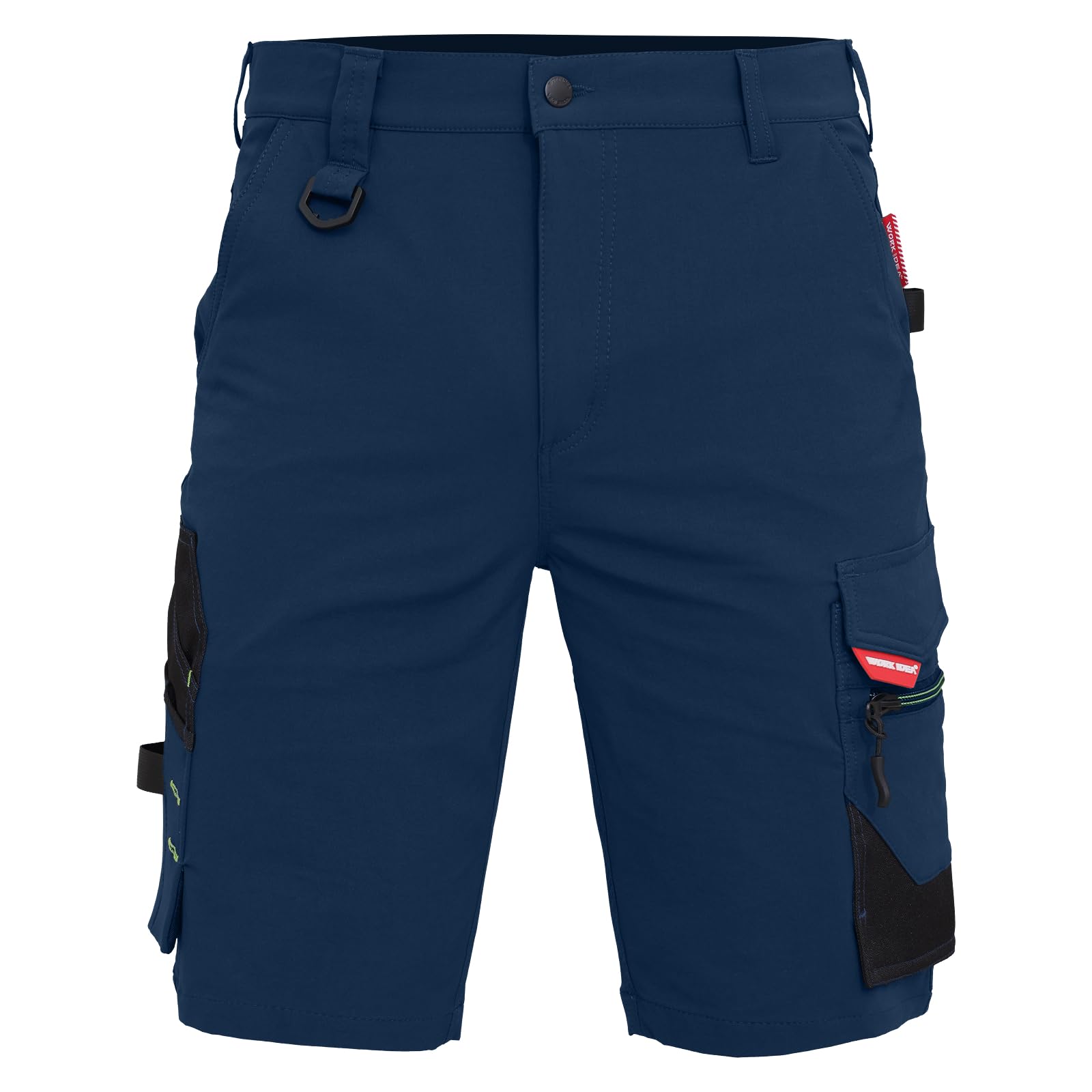 WORK IDEA Herren Slim-Fit Stretch Arbeitsshorts Strapazierfähige Eleganz für höchsten