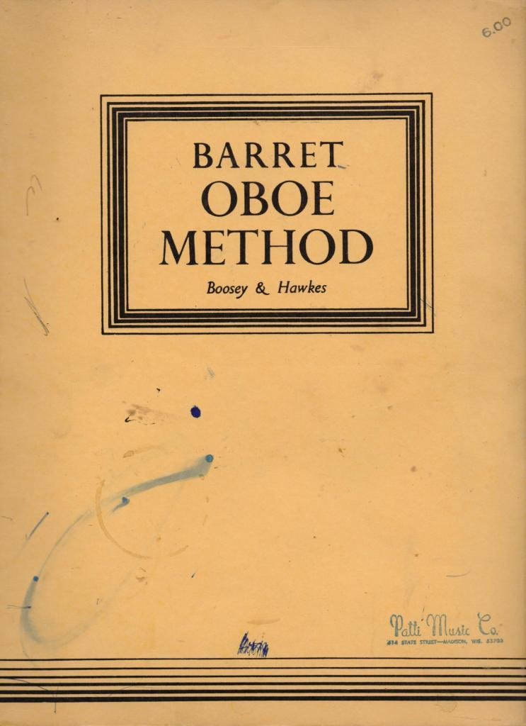 Oboe Method - Original Edition - BH Chamber Music