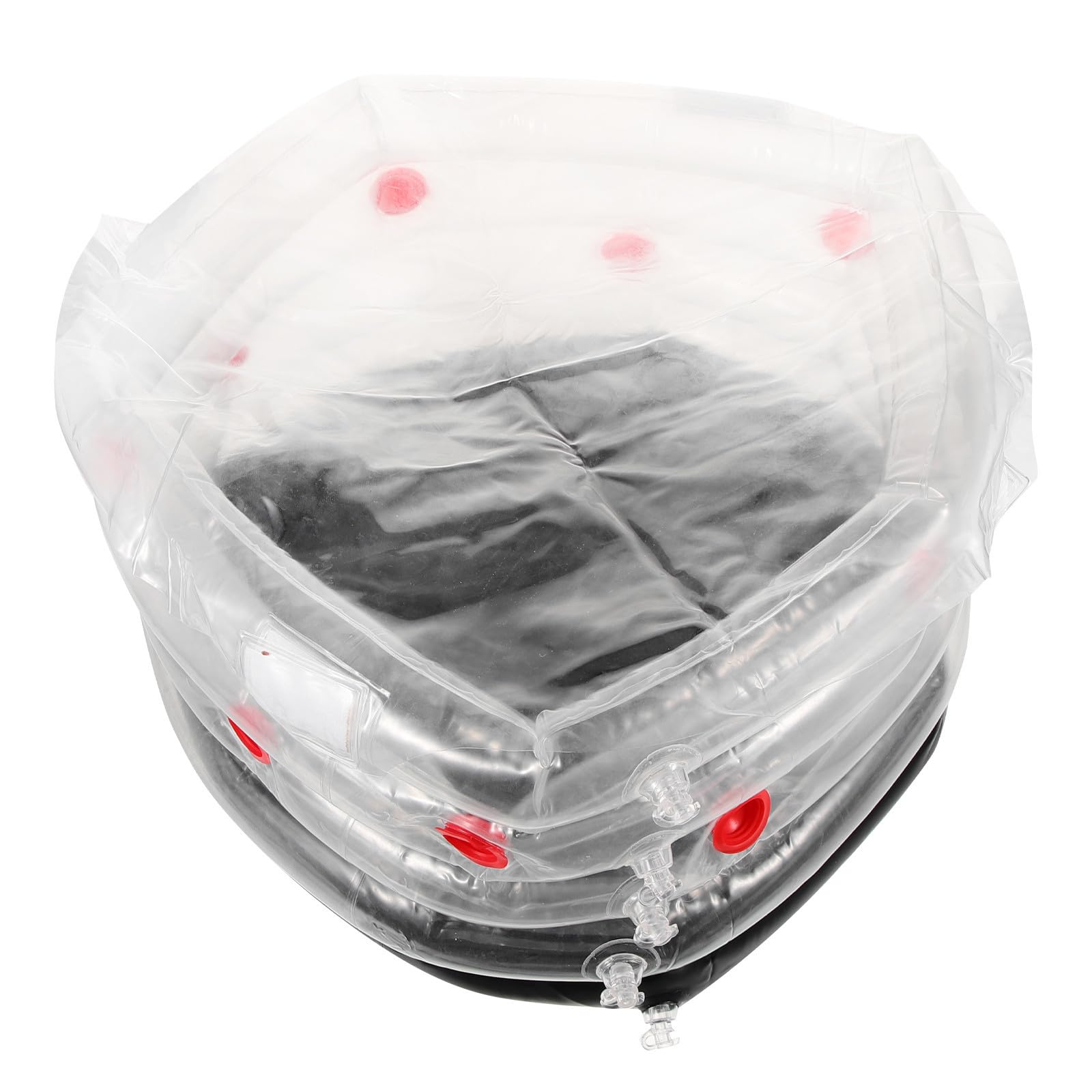 YARNOW Cassetta Gonfiabile per Coltivazione Funghi in PVC Regolazione Circolazione Aria, Accessorio per Coltivazione Domestica e Piantine