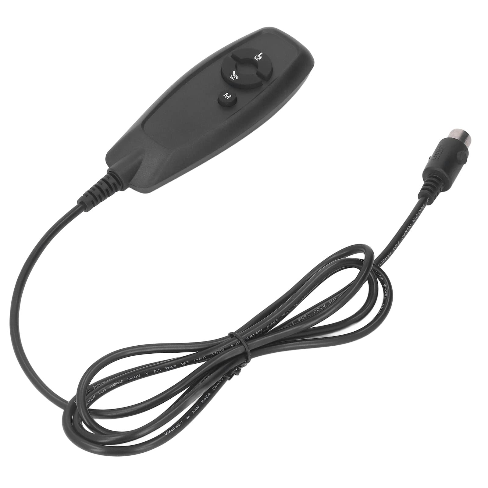 Controlador de actuador eléctrico Aramox de 3 botones con conector circular de 5 pines para sillón