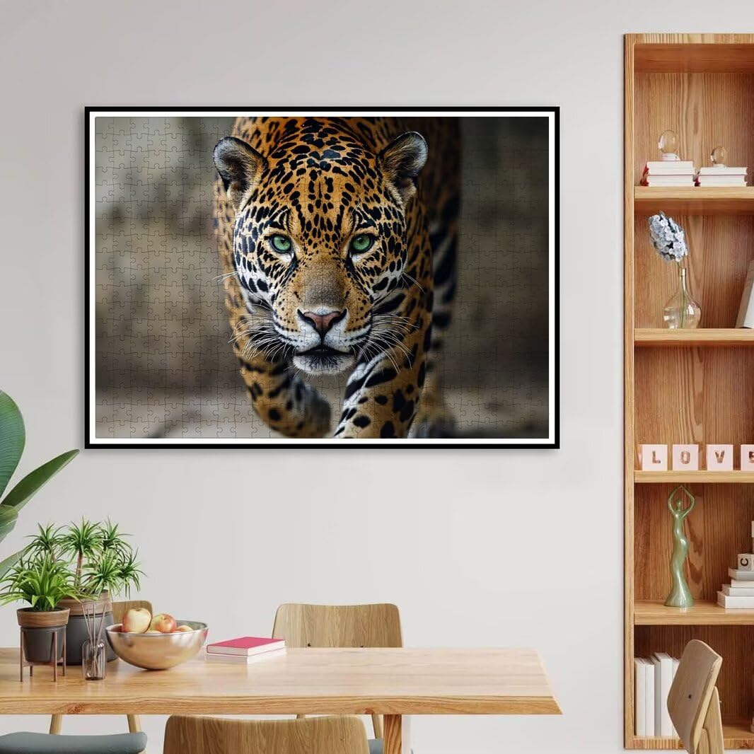 Puzzle 2000 Pezzi, Puzzle Leopardo per Adulti, 100x71cm, Compact Box -4580
