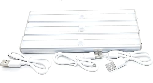 Miniatura 5 de Lock Connection - 1 luz LED azul recargable activada por movimiento para gabinete. Pegar en cualquier lugar10 LED sensor de movimiento