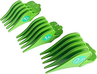 3 peines de límite de corte para cortapelos de 32 mm, 38 mm, 51 mm, accesorio de protección de corte, color verde