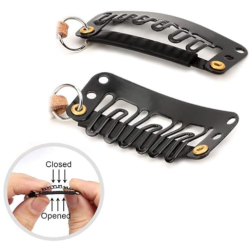 Miniatura 4 de 6 piezas de clip de plumas para el cabello, hecho a mano, estilo bohemio, hippie, accesorios para el cabello, accesorios para el cabello de