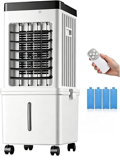 Rafraîchisseur d'Air Évaporatif 3 en 1, Ventilateur Refroidisseu 