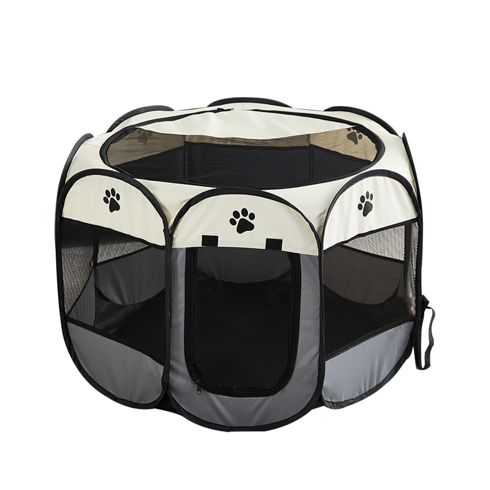 Parc pour Chiots, 91x91x58cm Tissu Oxford ClôTure d'exercice, pour Chiens Chats Lapins Pliable Utiliser à l'intérieur et à l'extérieur