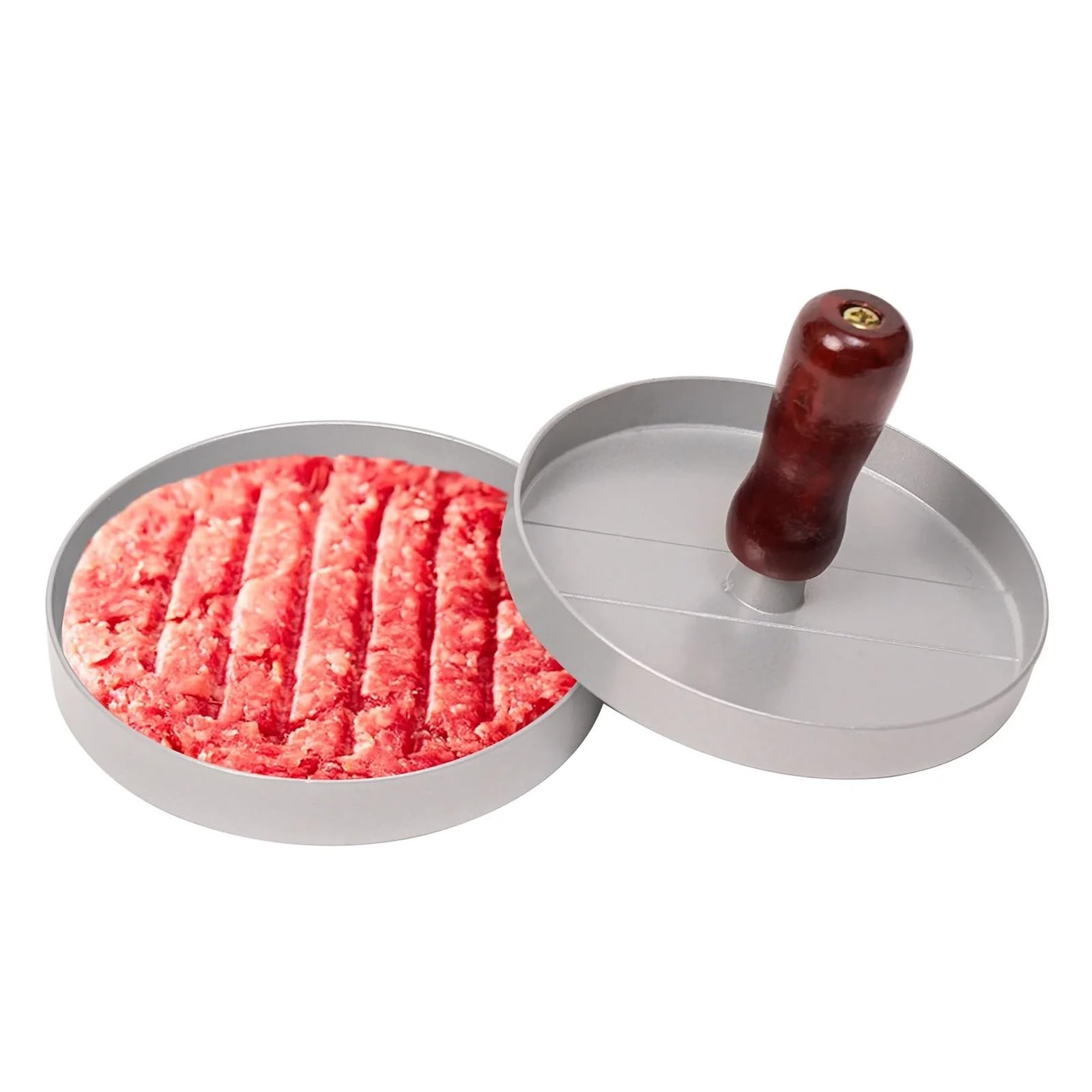 Generisch Antihaftbeschichtete Burgerpresse aus Edelstahl 304 for die Zubereitung von Fleisch(Double)