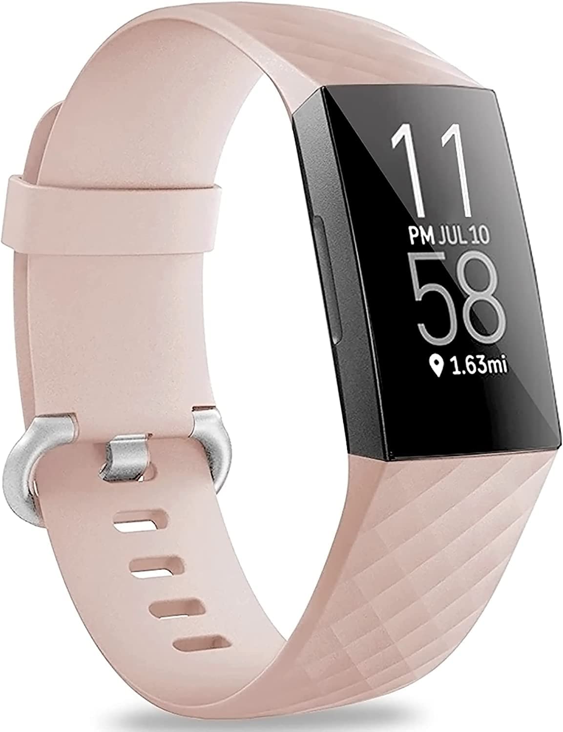 Meyaar Bands Compatible with Fitbit Charge 4 / Fitbit Charge 3 / Fitbit Charge 3 SE, Waterproof Replacement Watch Strap WristBand for Women Men-image-27