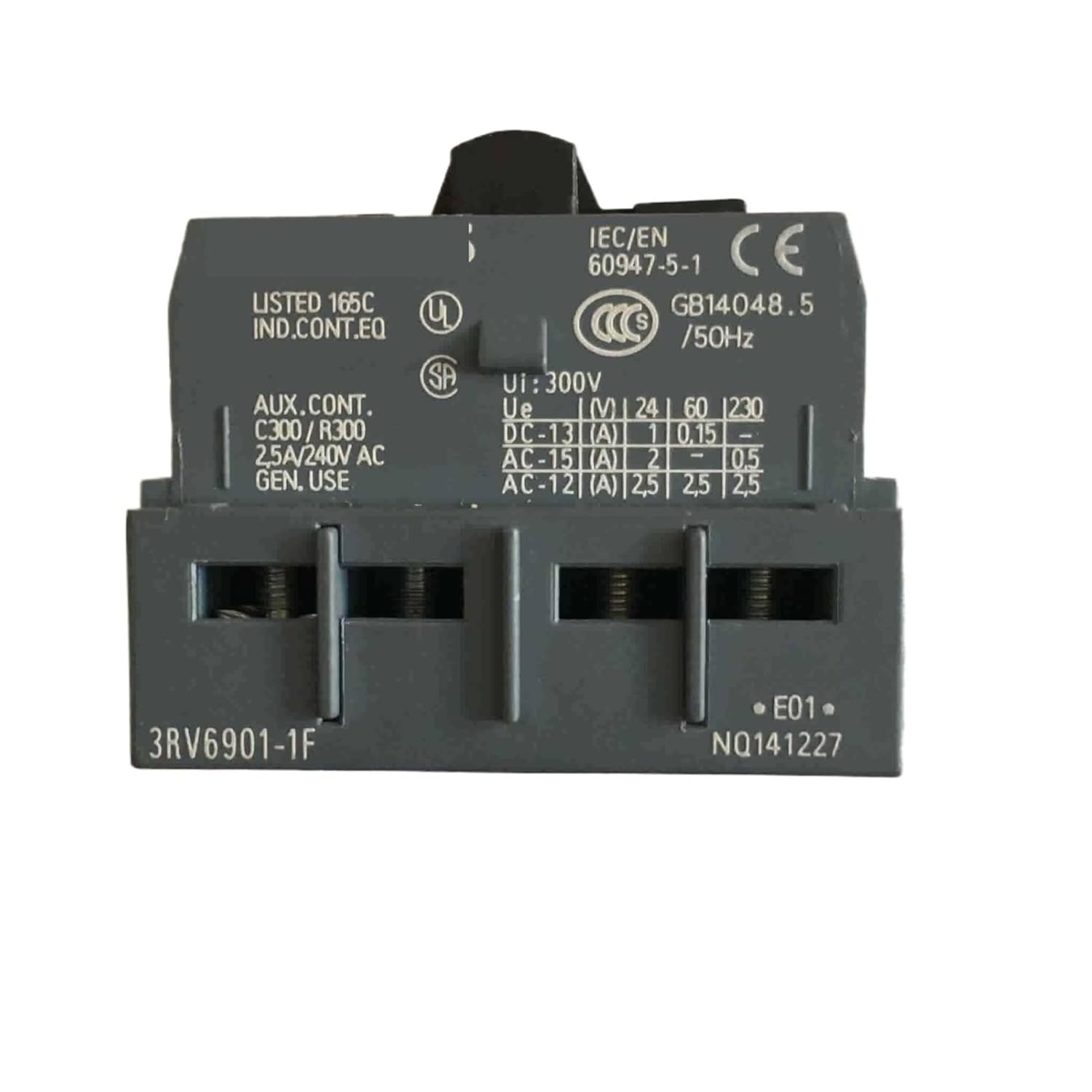3RV59/69 Auxiliary Contact 3RV6901-1F