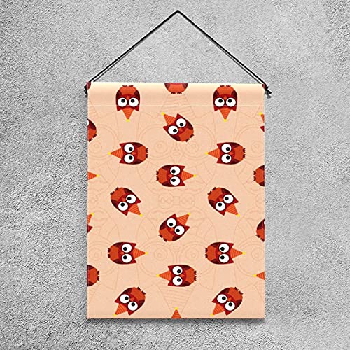 Drapeau de jardin hibou double face en polyester pongé résistant - 4