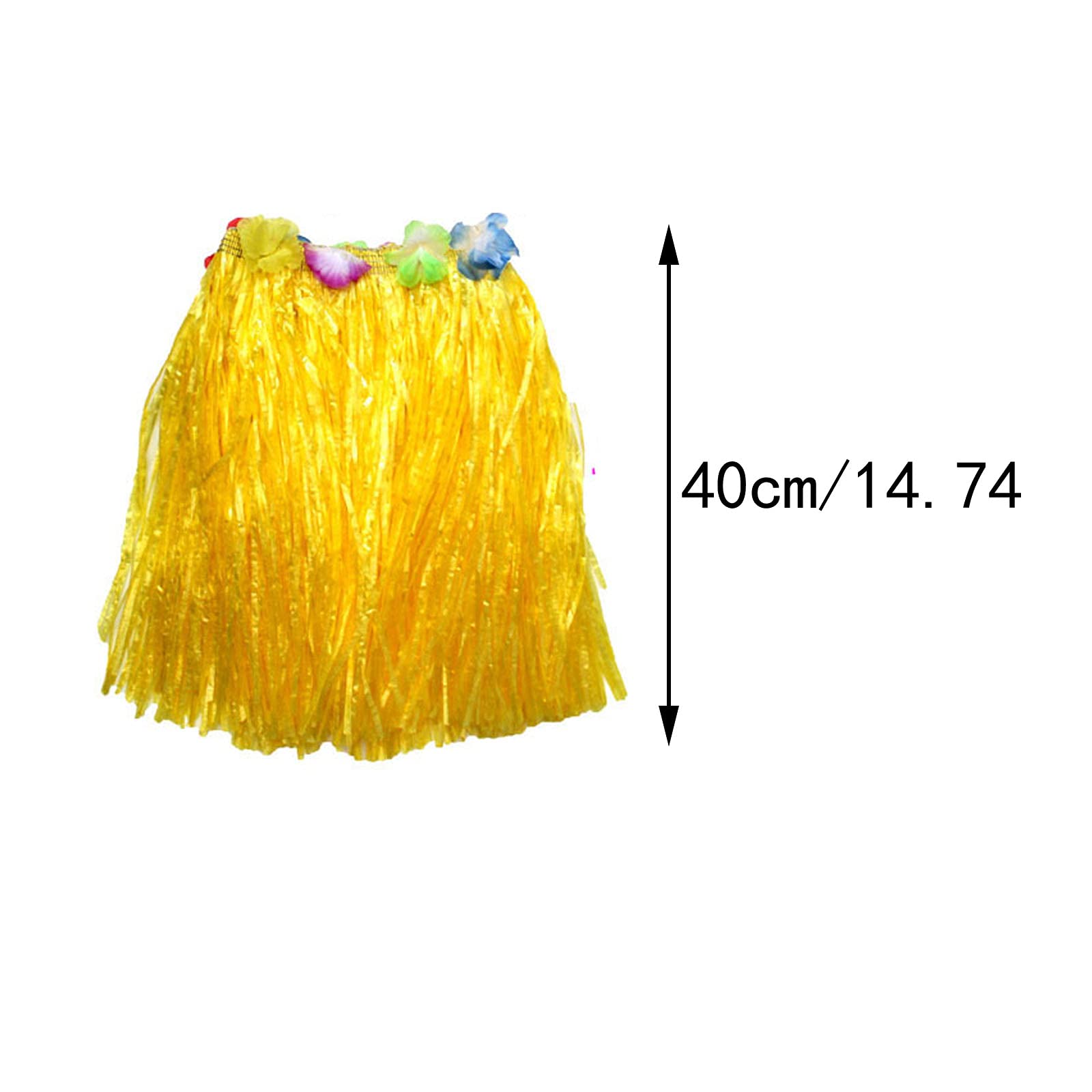 4 Pezzi Costume da Hula Hawaiano, Hula Hawaiana, Braccialetto Gonna Hawaiana, Adatto per Feste, Feste da Ballo, Migliora l'Atmosfera Della Festa(Quattro Colori)