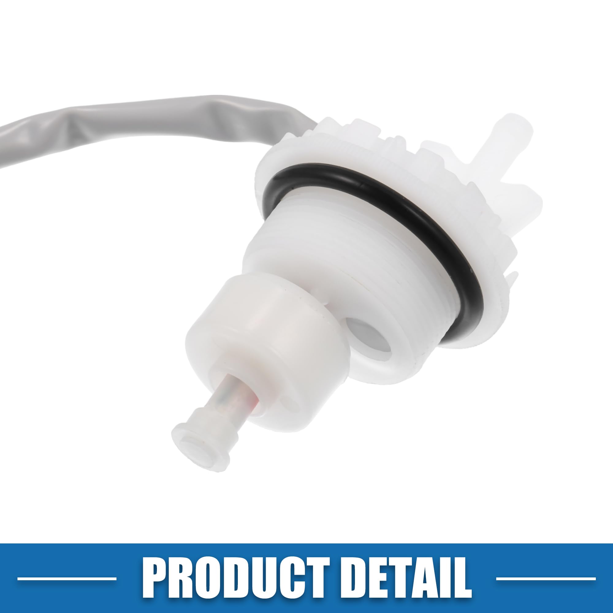 A ABSOPRO Interruptor Sensor Agua Filtro Para Toyota Land Cruiser 80 90-07 | 1 Pieza, Blanco Y Gris, Plástico, 12V, 2 Pines, Rosca M36X1.5, 28Cm, 8.4X4.9Cm, 8446160050, Para 80 100 Series Hdj Hzj