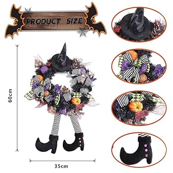 ハロウィンリース フローレックス ハロウィン リース HW-1634 1個（ご注文単位1個