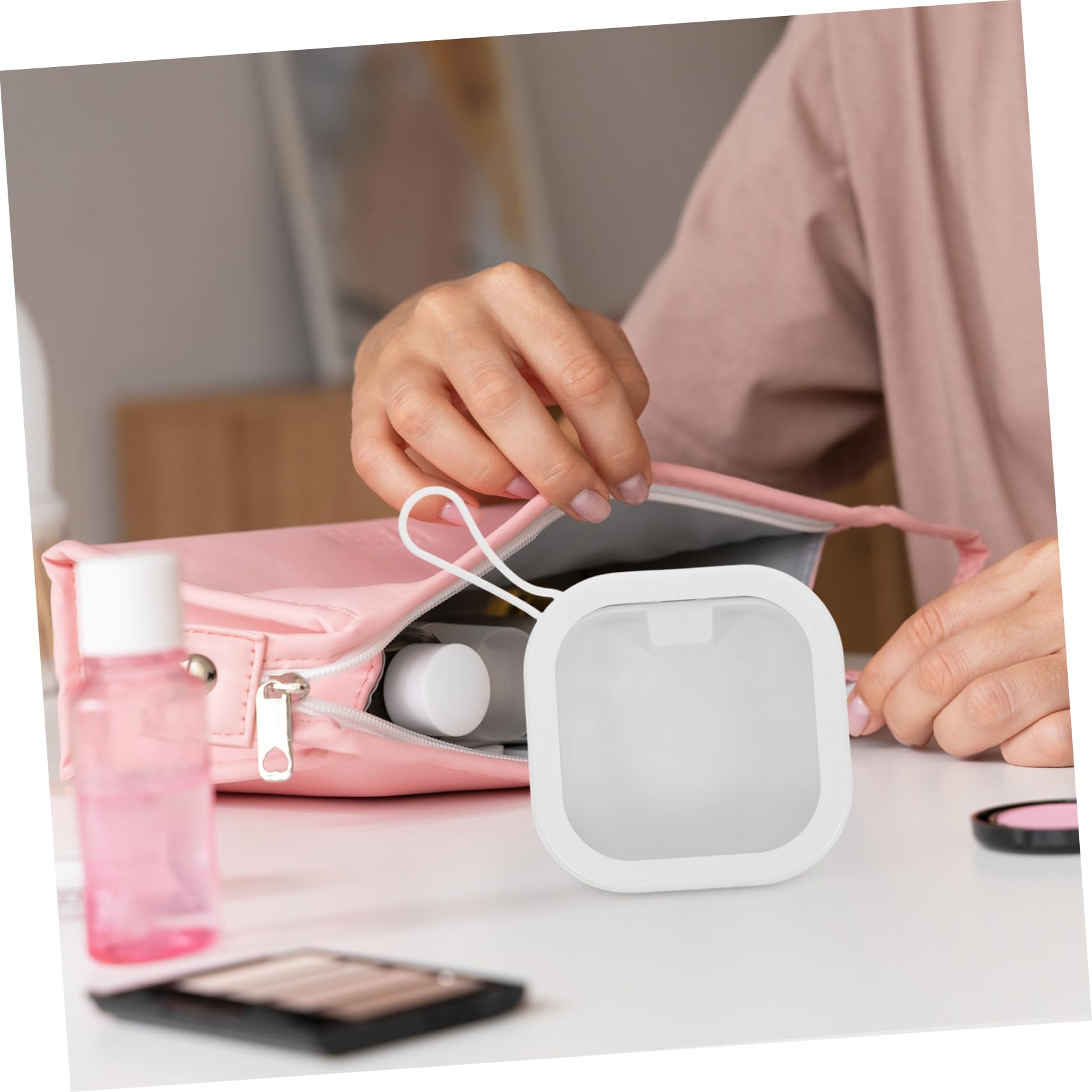 DECHOUS 5 Set Di Organizer Portatile Per Fiocchi Per Elegante Scatola Portaoggetti Per Accessori Con Clip 2 Pezzi X 5