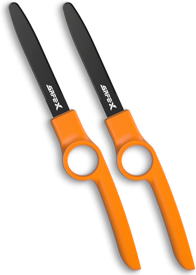 SAFEX 2pcs Corrugated Cardboard Cutter, Safety Box Cutter with