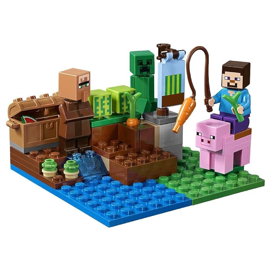 レゴ マインクラフト 21138•21139•21156 3種セット Amazon.co.jp: LEGO Minecraft メロンファーム 21138