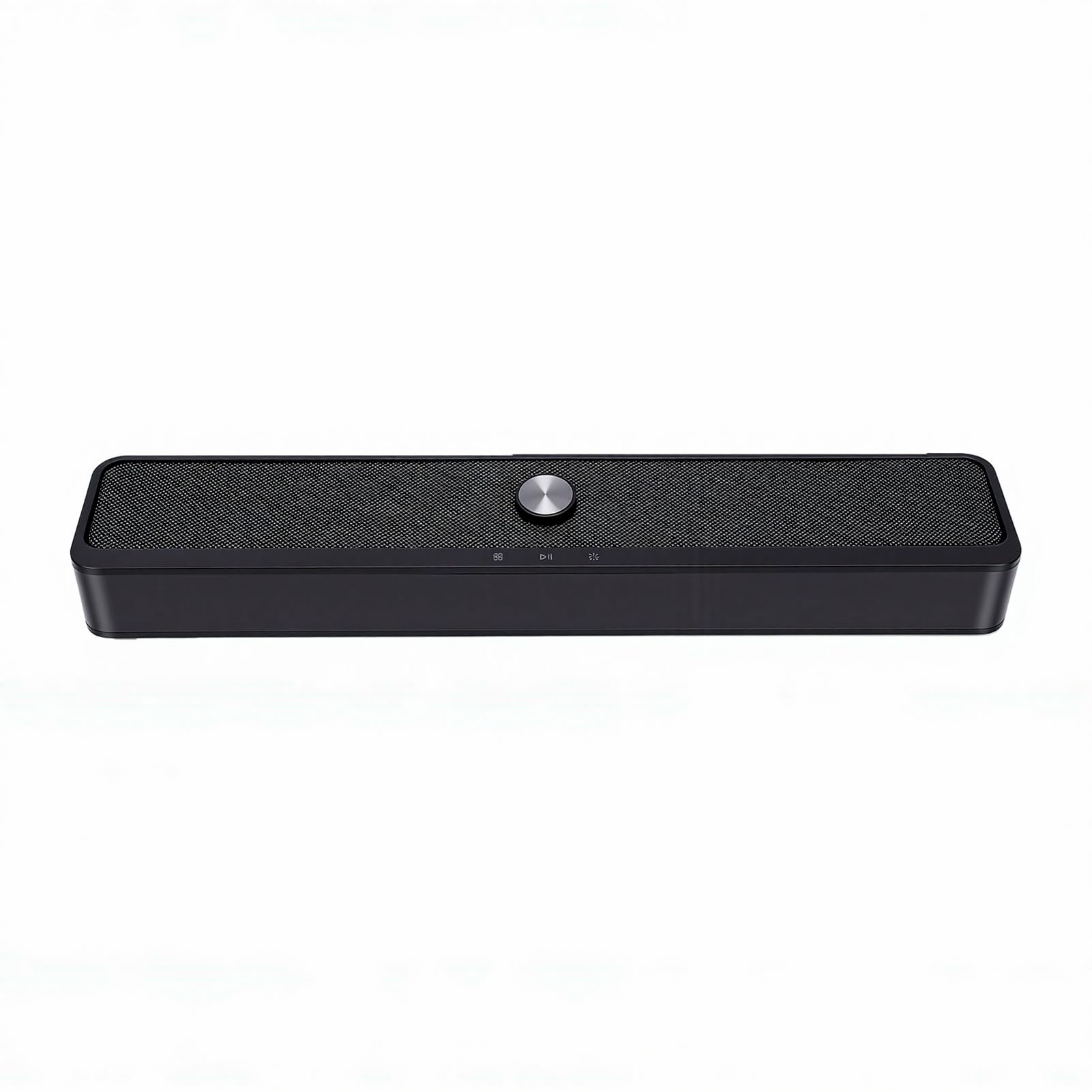 Cocoarm Altoparlante per Computer ABS Bluetooth 6.0 Altoparlante per PC con Luce RGB Alimentato Tramite USB 3,5 Mm AUX 2.0 Soundbar da 16 Pollici per Desktop Laptop Giochi Musica Home Office