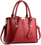 Pahajim Top-Handle Handbag Water-Resistant Crossbody Shoulder Bag for Women Multi-Pocket Satchel Ladies Work Tote Purse,White