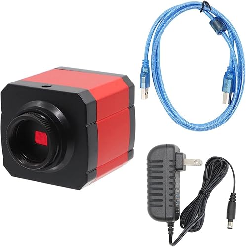 Miniatura 2 de Cámara de microscopio HDMI HD 2MP 30FPS HDMI USB Industrial Digital Teléfono Cámara Microscopio para Microscopio Binocular Trinocular (Color