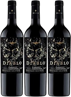 Vinho black diablo cabernet sauvignon 750ml kit com 3 garrafas