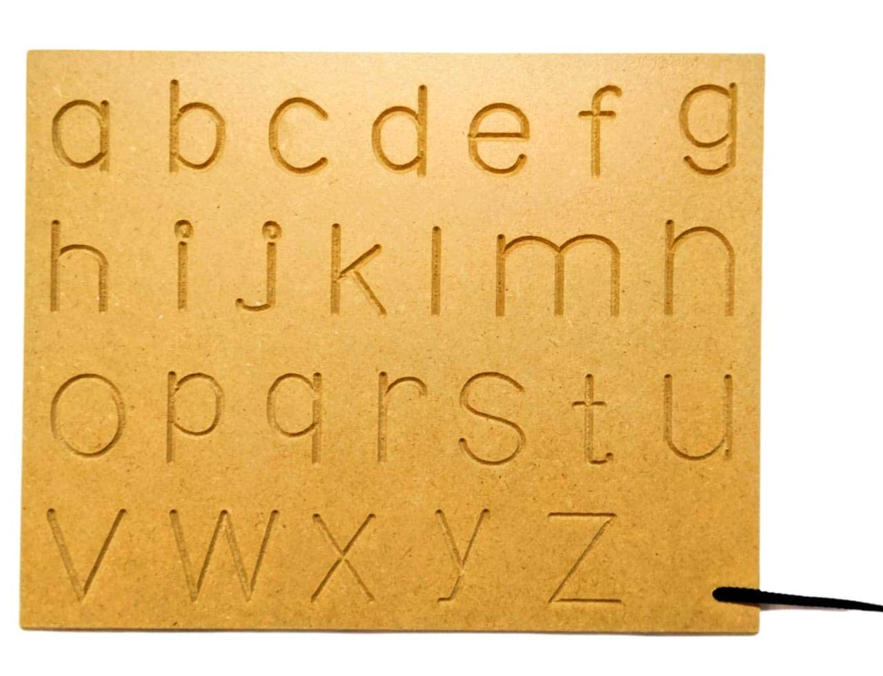 Wooden Tracing Board for Kids Educational Learning Toys Lowercase Handwriting Practice Slates for Preschool Learning Activity Kit and Counting Slate (Pack of 1) 326