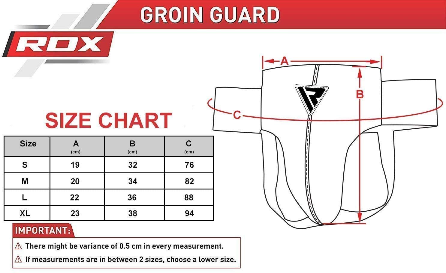 RDX coquilla de protección para artes marciales mixtas y Boxeo, suspensorio anatómico deportivo, color negro, tamaño L