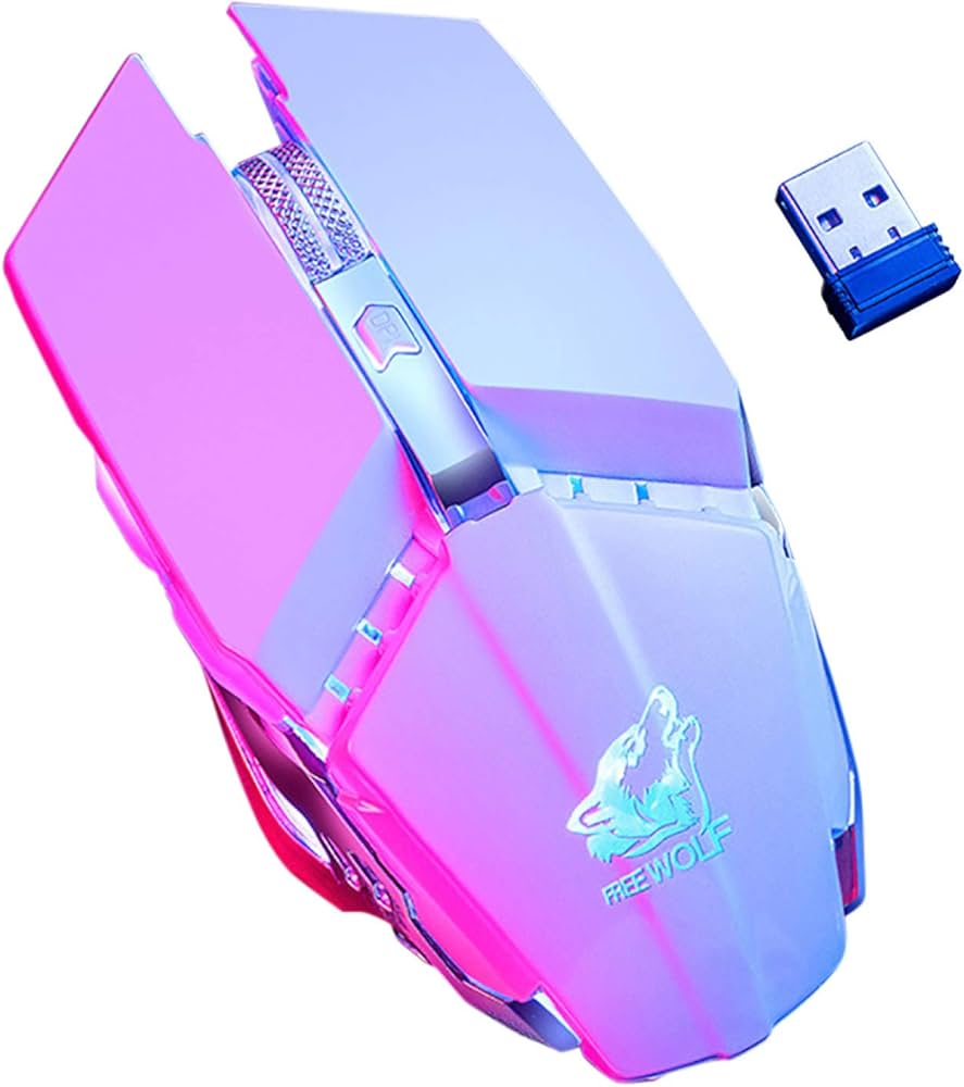 Amazon.co.jp: Free Wolf X11 ワイヤレスコンピュータマウス人間工学に