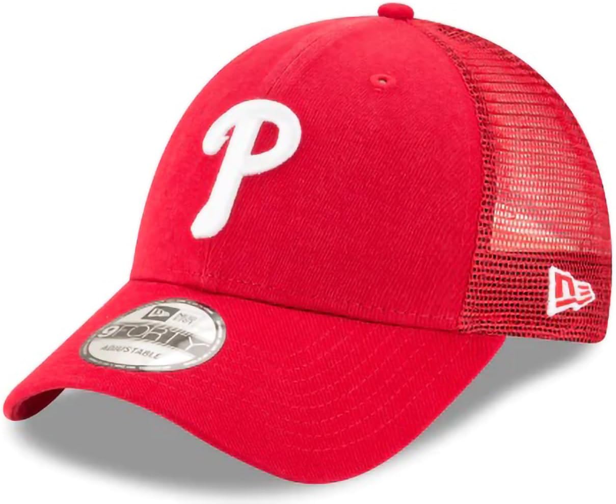 New Era MLB 9FORTY Mesh Trucker Adjustable Hat Cap One Size Fits All