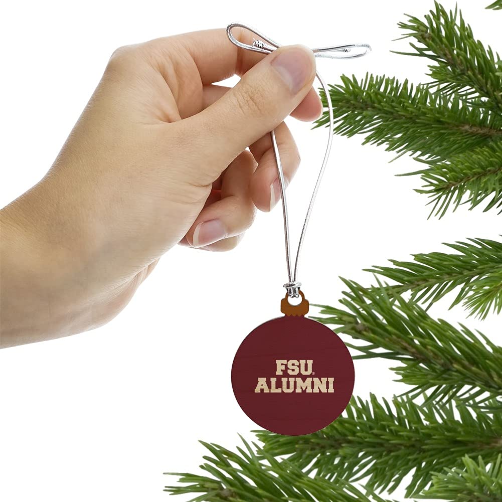 GRAPHICS & MORE Florida State University Alumni Mini Small Tiny Wood Christmas Tree Holiday Ornament