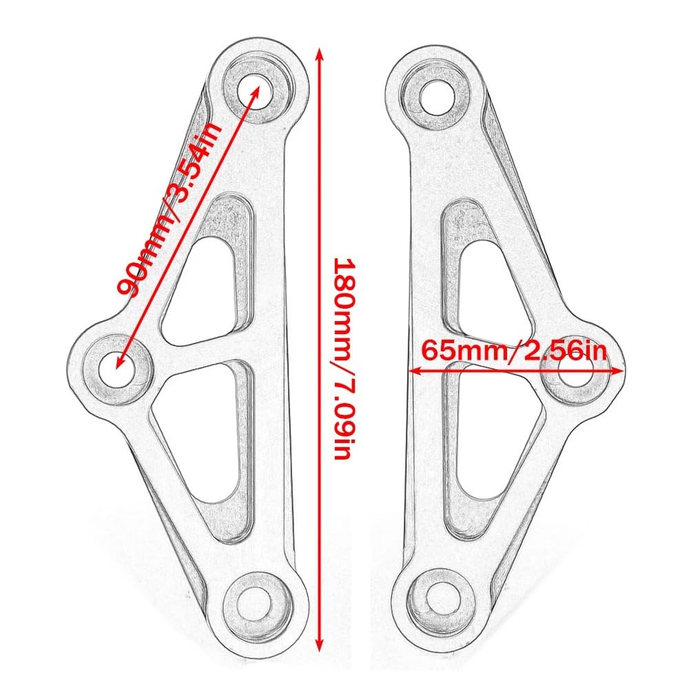 Zestaw łączników obniżających Do Kawasaki Z900 Z900RS Z1000 zestaw łączników obniżających Łącznik obniżający