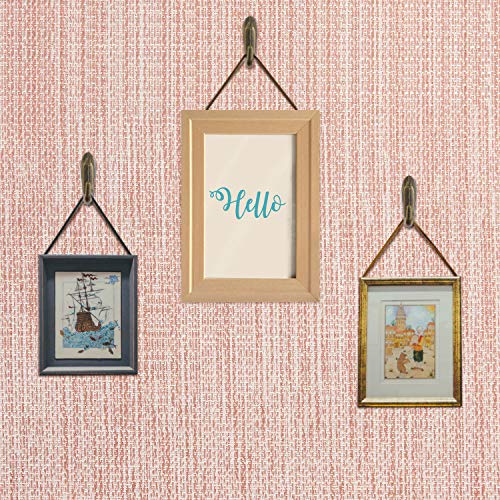 Image of Hotop 30 Pcs Push Pins Picture Hooks 20 Lbs Thumbtacks for Wall Hanger Picture Hanging Nails for Wall Decorative Thumb Tacks for Fabric Drywall Bulletin Cork Board Office Home(Bronze)