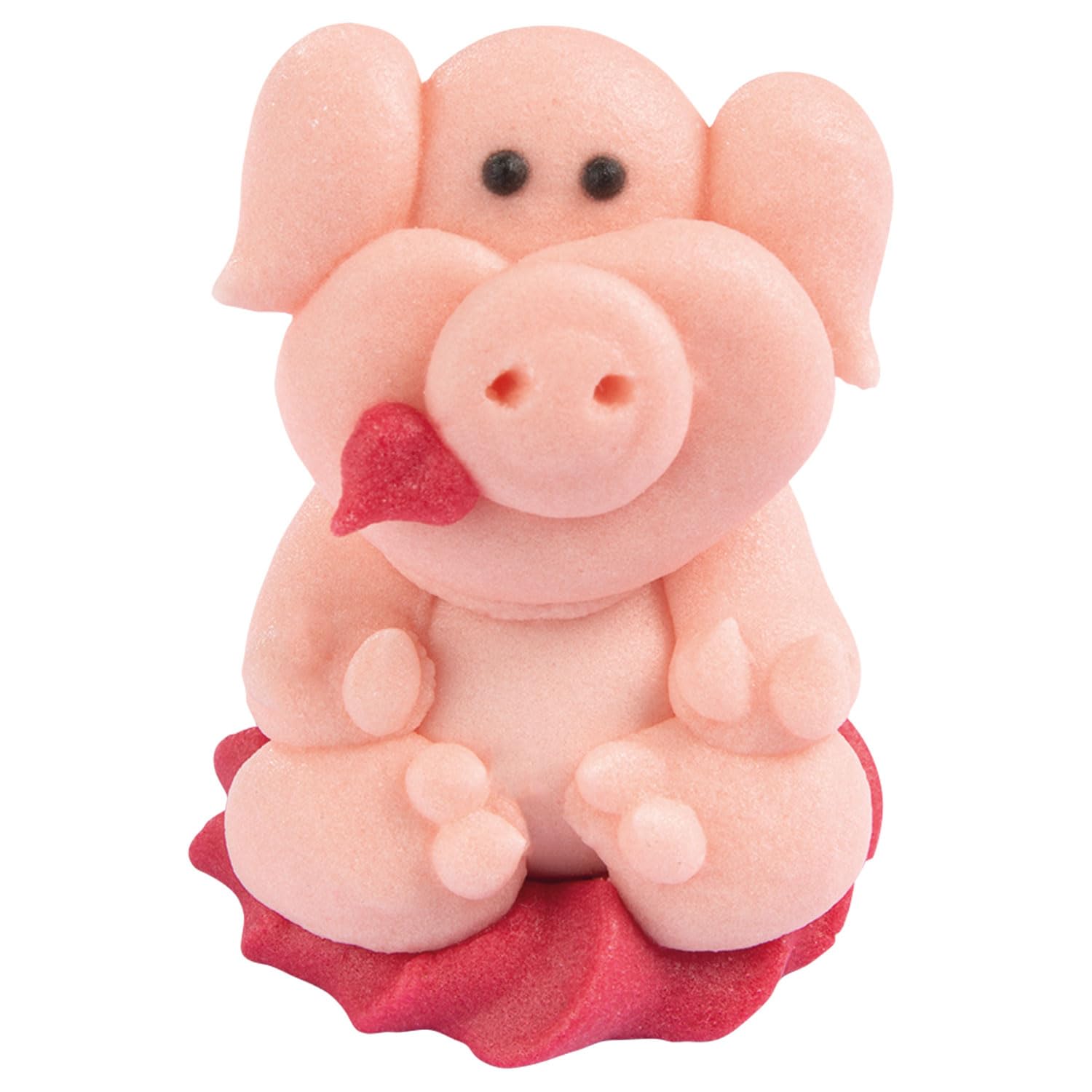 Günthart 96 Stück Farmtiere aus Zucker in sechs verschiedenen Motiven Katze, Schwein, Kuh, Frosch, Hund und Hahn als Tortendeko, 1er Pack (643 g)
